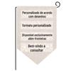 Bandeira de jardim Amazon formato irregular padrão criativo impressão de texto dupla face tapeçaria de parede tecido para pendurar em cenário