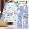 Pijama para Niños Traje de Manga Larga Primavera y Otoño Pijama para Niñas Ropa de Casa para Niños Ropa de Bebé de Dos Piezas Ropa Infantil Tailandesa