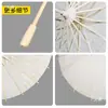 Guarda-chuva de papel de seda liso patrimônio cultural imaterial artesanal diy brinquedo infantil guarda-chuva para pintura material estilo chinês estilo antigo guarda-chuva de florzinhas guarda-chuva para grafite