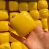 1 pieza - Juguete blando cuadrado simulado para apretar pan, juguete sensorial de tostada pequeña para aliviar el estrés, regalo, juguete no tóxico de recuperación lenta