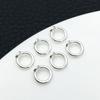 Oro Real de 18K Chapado en Platino Color Plata Grueso Conservador de Color Nariz de Cerdo Bobina Oculta sobre Colgante Colgante DIY Accesorios de Joyería