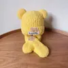 Conjunto de Gorro y Bufanda para Niños, Gorro de Lana para Bebés Niños y Niñas con Forro de Felpa, Cálido Gorro Tejido de Pullover para Niños Pequeños, Estilo Coreano Lindo