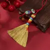 Examen de ingreso a la preparatoria escoba de oro pluma de oro colgante cada examen pasará los adornos auspiciosos mini escoba borla