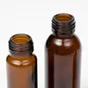 Frasco Pequeño de Medicina Sellado con Tapa Frasco de Enzimas 30ml60ml Frasco de Jarabe para la Salud Vidrio Oscuro Marrón Frasco para Líquido Oral