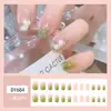Parche para Uñas Portátil Corto Estampado Parche para Uñas Manicura Uña Portátil Terminada Venta al por Mayor Uña Portátil Casual Personalización