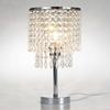 Suministro directo de fábrica Lámpara de mesa de cristal creativa de moda de noche para dormitorio europeo moderna simple cálida lámparas decorativas para boda