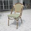Mesa y Silla de Ratán para Patio de Café al Aire Libre Silla Individual para Exteriores Balcón Celebridad de Internet Hotel Dúplex Silla de Ratán Francesa