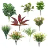 Amazon Cross-Border Plantas Verdes Artificiais Combinação de Paisagismo Plantas Decorativas, Flores Artificiais, Decoração de Paisagem para Exterior e Interior