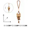 Tallado en Nogal Toothless Colgante Llavero Borla Bebé Cuerda de Cuero Ornamento para Mochila Estilo Lindo Artesanía de Madera