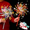 2026 Año del Caballo Fuego Artificial de Palo Giratorio Twist Fuegos Artificiales Materiales DIY Linterna de Mano Regalo de Año Nuevo para Niños