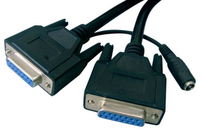 DB15 F TO F +DC CABLE