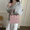 Bolso Pequeño Cuadrado Casual Simple Versátil con Estampado Retro para Mujer con una Textura Única de Alta Gama, Bolso Cruzado Nuevo Elegante de Verano