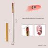Pluma Japonesa para Uñas Pincel para Uñas Varilla de Madera Pluma de Dibujo a Color Pluma para Dibujo de Líneas Forma de Abanico Degradado Viñeta Francesa Herramienta Pincel para Fototerapia