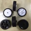 Neumáticos de robot educativos, ruedas de coche de juguete, neumáticos de goma para motor TT, cubos de rueda de coche inteligente