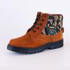 Botas Cortas de Invierno con Piel Integrada Martin Lana Pura Menos 40 Grados Botas de Nieve para Hombre Antideslizantes Noreste Algodón Extra Grueso