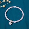 Pulsera de Abalorios Estrella de Cristal Natural Pulsera de Cuentas de Cristal de un Solo Círculo Pulsera de Cristal para Mujer Accesorios de Joyería Venta al por Mayor