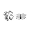 Pendientes de Titanio F136 Jiangtai Copo de Nieve Trébol de Cuatro Hojas Flor de Iris G23 Aleación de Titanio Joyería para Piercing Tornillos para Cartílago del Oído