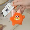 Llavero de Peluche de Monstruo de Ojos Grandes Creativo Llavero de Coche de Pequeño Monstruo de Dibujos Animados Adorno Colgante para Mochila