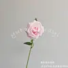 Flor Artificial Rosa Amante de Cabeça Única Flor de Casamento Decoração Suave para Casa Hotel Flor Falsa Flor de Chão para Casamento Atacado