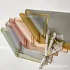Papel de Presente Translúcido Fosco com Flores, Papel de Presente de Luxo, Papel para Presentes, Papel para Embrulhar Buquês, Materiais para Presentes, Artesanato