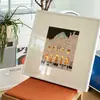 Vida Tranquila: Pintura Decorativa Paisaje Minimalista Francés para Sala de Estar, Estilo Nórdico Mid-Century para Comedor, Vestíbulo, Arte de Pared para Dormitorio
