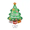 Balões da série de Natal para atacado transfronteiriço, balões de poste de rua do Papai Noel, decorações de festa de presentes, balões de árvore de Natal