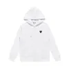 Heyplay Moletom da Marca Tendência Estilo Japonês Masculino Algodão Puro Outono e Inverno Coração Empilhado Branco Peça de Fora com Capuz Moletom com Zíper de Coração