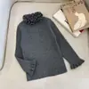 (9.22 Nuevas Llegadas) Camiseta de manga larga para niña, capa base de invierno, nuevo top de punto para niños, ropa de bebé