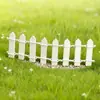 Adornos de Micro-Paisajismo, Valla de Madera para Suculentas, Valla, Mini Valla Blanca, Adornos