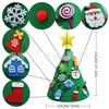 Árvore de Natal de feltro para fornecimento transfronteiriço Pingente de decoração de Natal uma variedade de Natal infantil DIY sala de aula