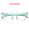 Armações Tr90 Mais Vendidas com Hastes de Silicone, Plaquetas Nasais Macias, Bicolor, Destacáveis para Crianças, Adequadas para Homens e Mulheres, Podem Ser Usadas com Lentes de Grau