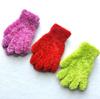 Guantes de plumón de plumas de color liso para adultos, cálidos a prueba de frío para invierno, para niñas y mujeres, lindos, de plumón y plumas, calidez invernal