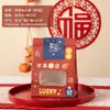 Bolsa de empaque para galletas Caramelo crujiente de copo de nieve Turrón Snacks Toffee Bolsa para hornear Caja de empaque Papel kraft Bolsa con base