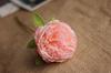 Peônia artificial feita à mão floral decorativo flor artificial falsa cabeça de flor de peônia casamento DIY segurar na mão flor de mesa