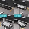 Soporte para teclado ft estante ergonómico para teclado escritorio de computadora giratorio multifunción riel deslizante para cajón de teclado soporte para mouse