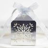 Caja de dulces hueca para fiestas navideñas europeas, nueva caja de regalo de copo de nieve de chocolate para bodas, fábrica al por mayor, comercio exterior