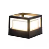 Lámpara de pared LED para exteriores lámpara de poste lámpara para patio césped lámpara de poste de pared impermeable jardín villa paisaje lámpara de pared pequeña