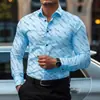 Camisa de vestir para hombre muscular, resistente a las arrugas, ropa de trabajo profesional, camisa casual de manga larga para otoño