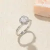 Anel de Diamante Clássico Retrô para Pedido de Casamento Feminino Cobre Dourado Zircônio Estilo Coreano Exquisito Alto Padrão Anel Aberto Ajustável