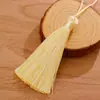 8cm Curto Robusto Borla Vertical Seda de Gelo Borla Marcador de Página Pen Drive Roupas Pingente Sachê Sachê Pingente Fabricante Atacado