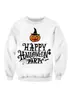 Colección europea y americana de otoño/invierno 3D digital de Halloween: sudaderas unisex de cuello redondo para exportación, incluyendo sudaderas con capucha para hombre