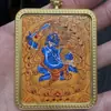 Gran Venta Tíbet Nepalero Puro Pintado a Mano Thangka Ocho Guardianes del Zodíaco Núcleo de Tarjeta 4*5