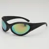 Gafas de Sol para Chicas Calientes Y2K Europeas y Americanas Transfronterizas Estilo Punk para Hombres y Mujeres Geniales para Exteriores y Montar Ins