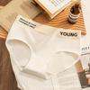 Calzones de Cintura Media para Mujer Ropa Interior de Algodón Antibacteriano Sin Costuras para Mujer