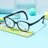 2023 nuevos lentes de moda para niños serie de color transparente montura redonda almohadilla nasal de silicona montura para gafas TR90 ultraligeros gafas para miopía