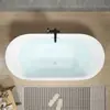 Baño Hogar Apartamento Pequeño Individual Acrílico Adulto Sin Costuras Una Pieza Hotel Gama Alta Bañera Independiente Bañera