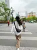 Bolso Croissant Bolso Ode Bolso de Piel de Oveja Bolso de Bollo Perezoso de Nicho Nuevo Bolso de Mujer Primavera y Verano 2024 Bolso Cruzado de Piel Genuina