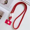 Cordão Transversal para Celular Moda Trançada Pingente de Desenho Animado Corrente para Pendurar com Clipe Capa de Celular Forte e Durável Cordão Anti-Perda