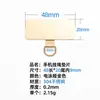 Clip de Acero Inoxidable para Correa de Teléfono Giratorio 360 Grados Venta al por Mayor Clip Individual Tarjeta de Correa Universal para Teléfono