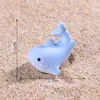 Micro paisaje creativo lindo tiburón pequeño ballena muñeco decoraciones diy accesorios bolsa ciega mini adornos para coche